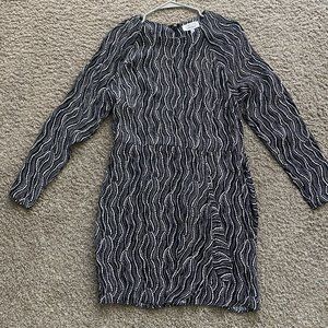 & Other Stories Black and White size 12 dress